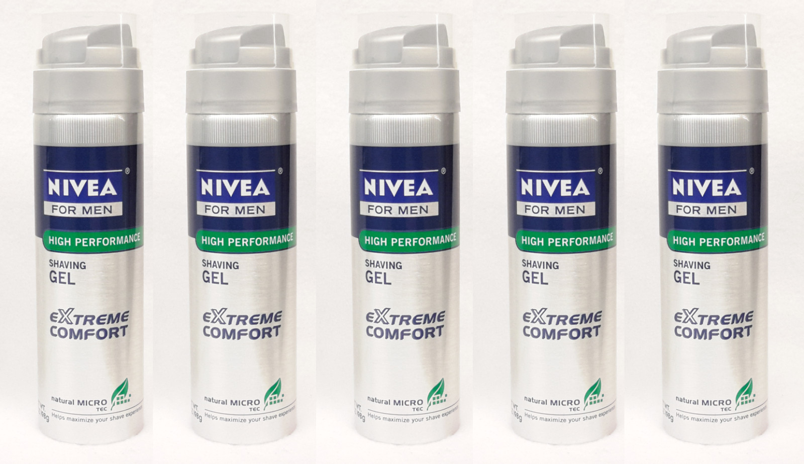 5 Nivea For Men Hight Preformance Shaving Gel Extreame Gel 7 oz each