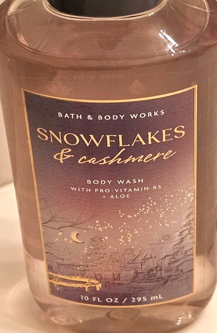 Bath & Body Works Snowflake and Cashmere Scented Shower Gel Body Wash