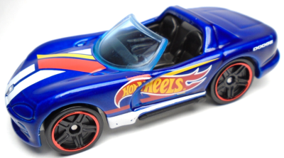#ad 2022 HOT WHEELS DODGE VIPER RT 10 BLUE 1:64 DIECAST 2.75quot; CAR W RED WHITE YELLOW $11.99