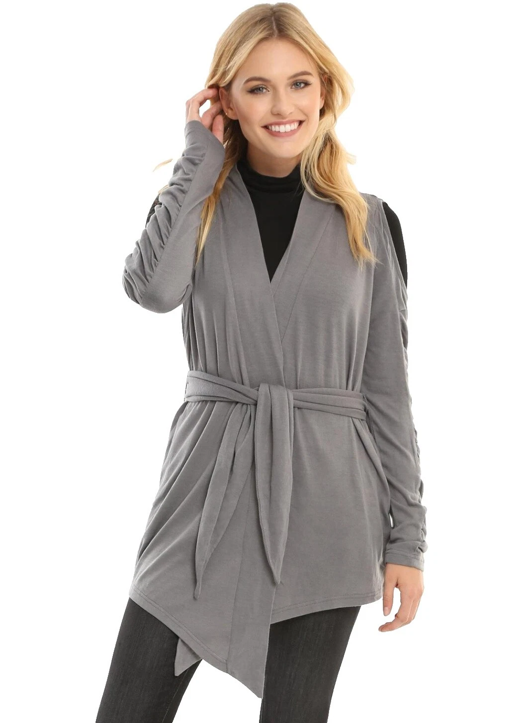 Polyester Formal Cardigan Sweaters for Women