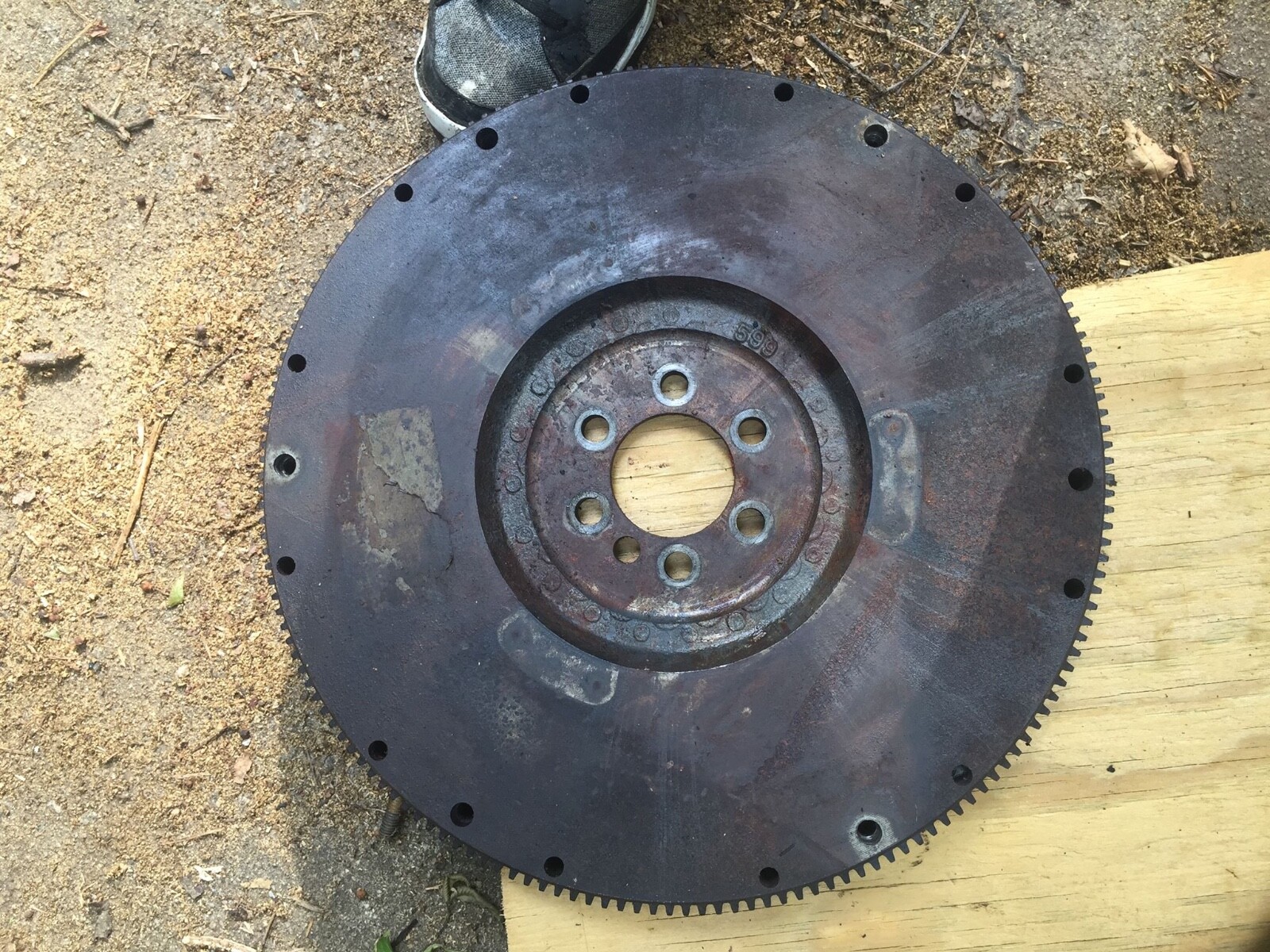 Mercruiser flywheel PN 93433010N, 14", fits 5.0 IO's. Used / Good