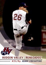 2010 Hudson Valley Renegades Grandstand #16 Adam Liberatore Rochester PA Card