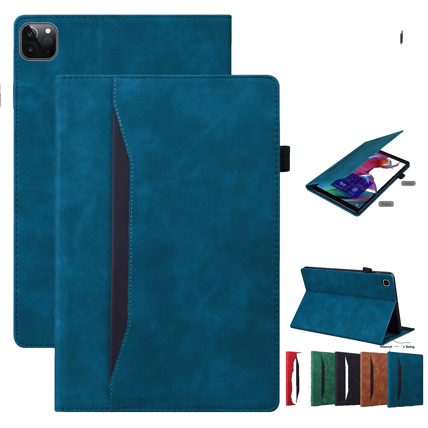 Lector de libros electrónicos y Tablet Cuero sintético Plegable Folio casos Folios Para Apple iPad Mini 4