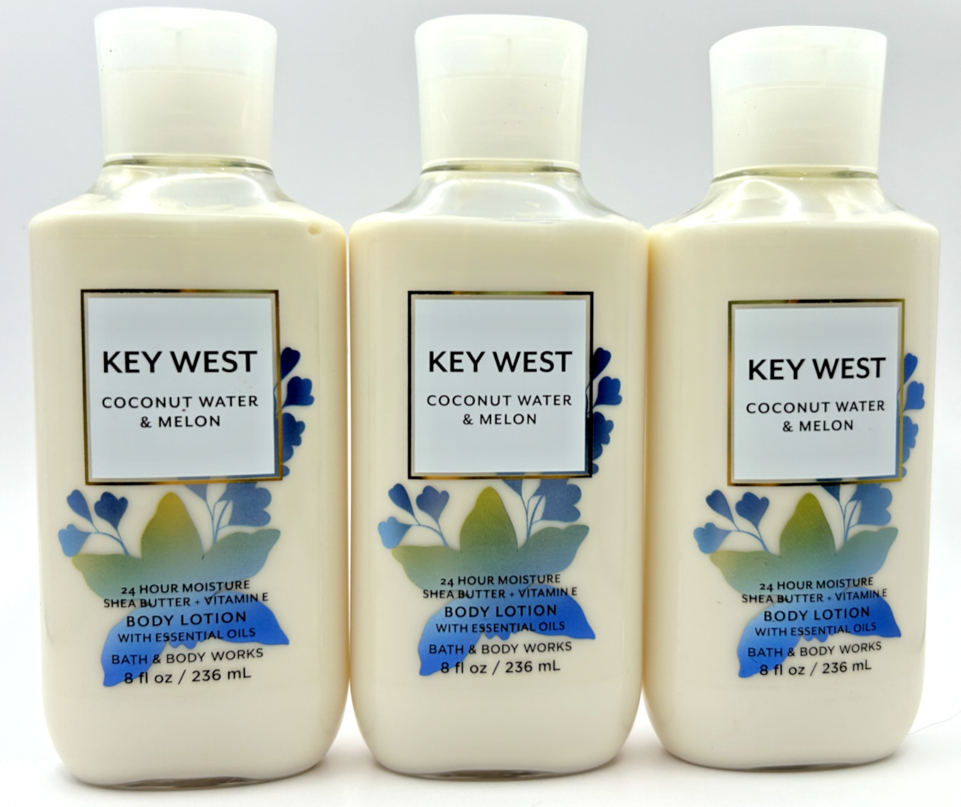 NEW 3 BATH & BODY WORKS KEY WEST COCONUT WATER & MELON BODY LOTION 8 FL OZ eBay