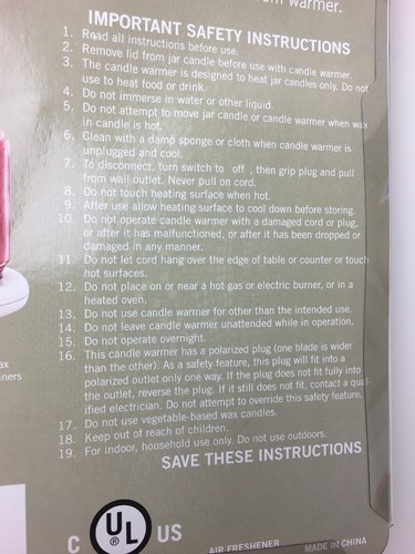 Candle Hearth Electric Candle Warmer with Switch New In Package New in Package - Picture 3 of 4