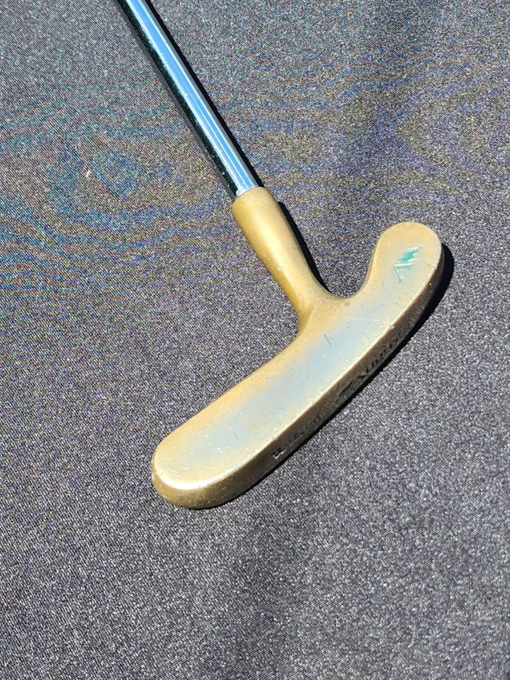 Vintage Wilson Augusta Brass Head Mens Golf Putter Right / Left Hand Steel 35" - Image 2 of 3