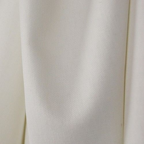 Bull Denim White Cotton Fabric 10 oz.