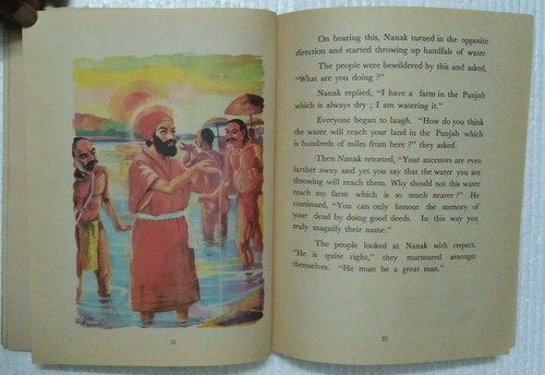 INDIA RARE: THE STORY OF GURU NANAK BY MALA SINGH , ILLUSTRATION B.M ANAND 1977 - Picture 5 of 5
