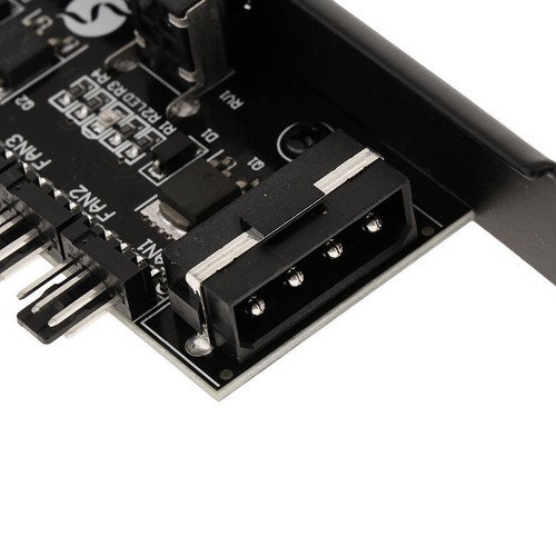 4-Pin Power PCI PWM 6-Channel Computer PC Cooling Fan Speed Controller HUB - Afbeelding 5 van 8