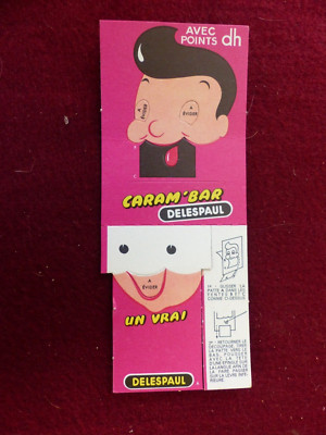 Caram'bar (carambar) Delespaul Havez animated advertising cutout