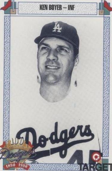1990 Target Dodgers 100th Anniversary - Ken Boyer #63 - 1 of 1