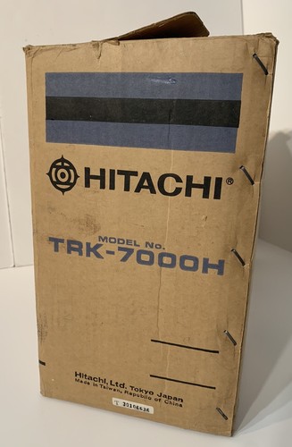 NUEVO COMO NUEVO De colección HITACHI TRK-7000H Radio Estéreo Cassette Boombox con Caja RARO COMO NUEVO - Imagen 22 de 24