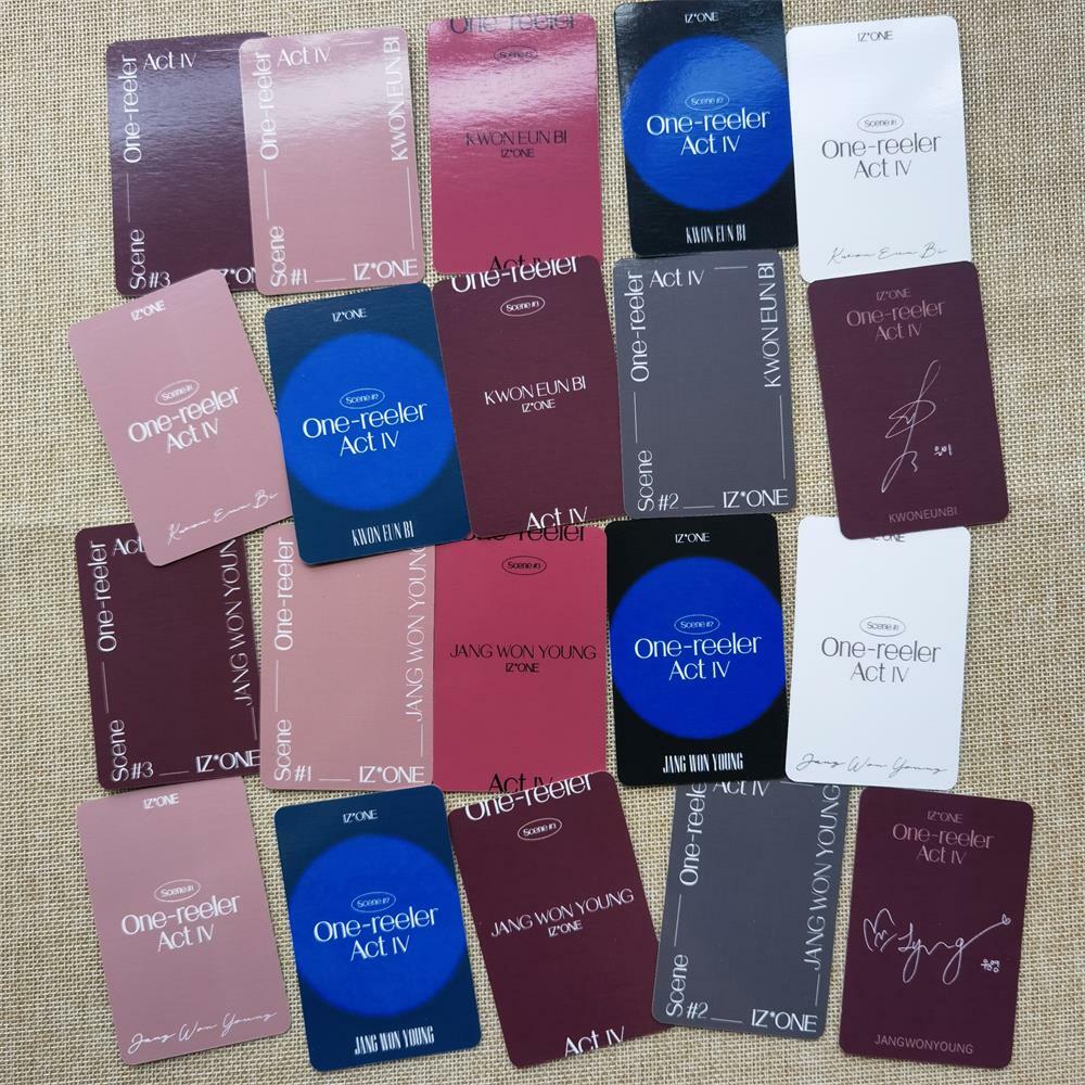 Kpop IZONE ONE-REELER 4th Mini Album Photo Cards Self Made Kpop IZONE ONE-REELER 4th Mini Album Photo Cards Self Made