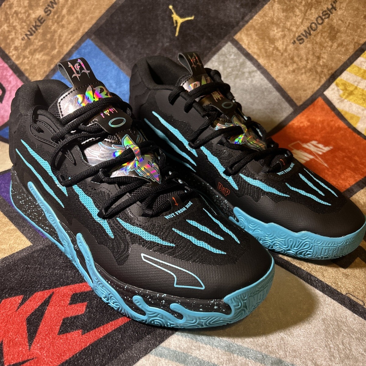 PUMA Melo バスケットボールシューズ ブルー　ラメロボール PUMA Melo バスケットボールシューズ ブルー ラメロボール LaMelo Ball