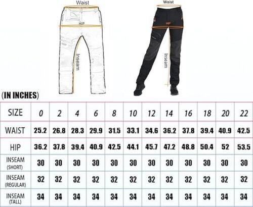 Postropaky Womens Outdoor Snow Ski Pants Waterproof Hiking Insulated Softshell P - Picture 6 of 6