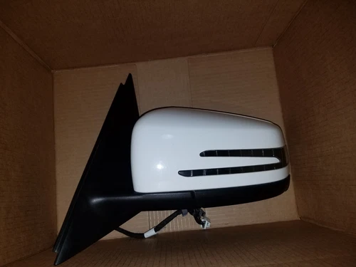 13-15 MERCEDES BENZ X204 GLK250 GLK350 DRIVER LEFT WHITE POWER DOOR MIRROR