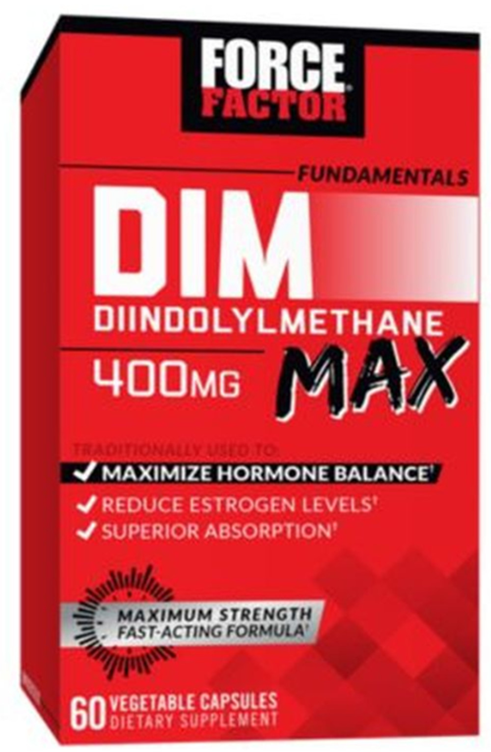 DIM (Diindolylmethane) Max “ Promotes Hormonal Balance “ 400MG (60 Veg Capsules)