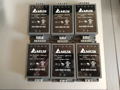 Delta AA15D1515C AC/DC Power Modules (Lot of 2)