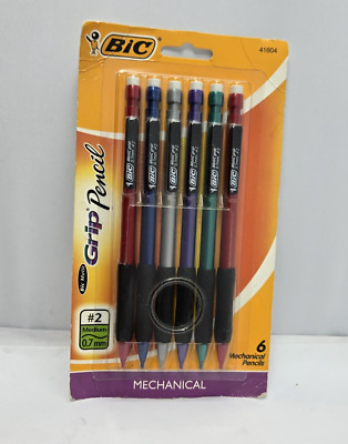 2007 BIC Mechanical Pencils Matic Grip #2 - 0.7mm Made In France * 6 New Sealed