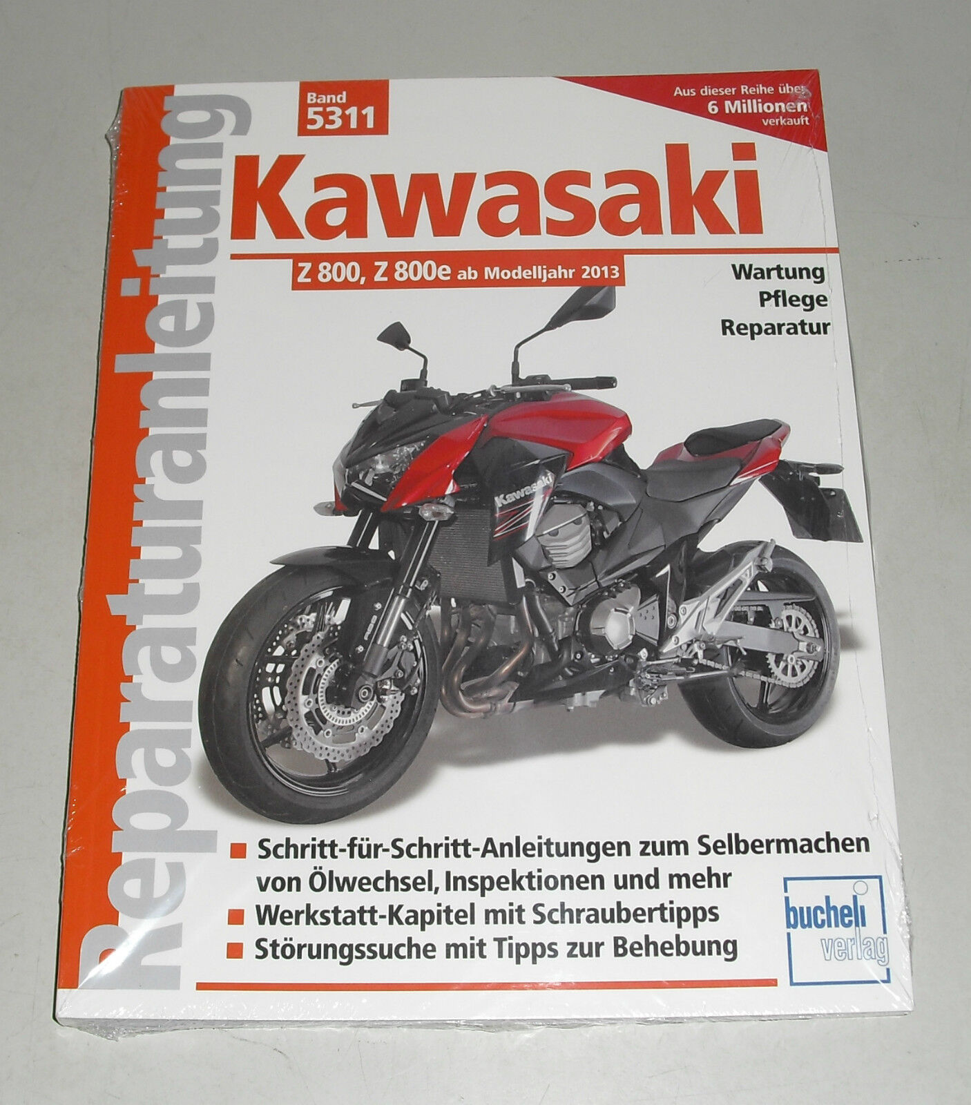 Thumbnail - Reparaturanleitung Kawasaki Z 800 + Z800 E Ab Baujahr 2013