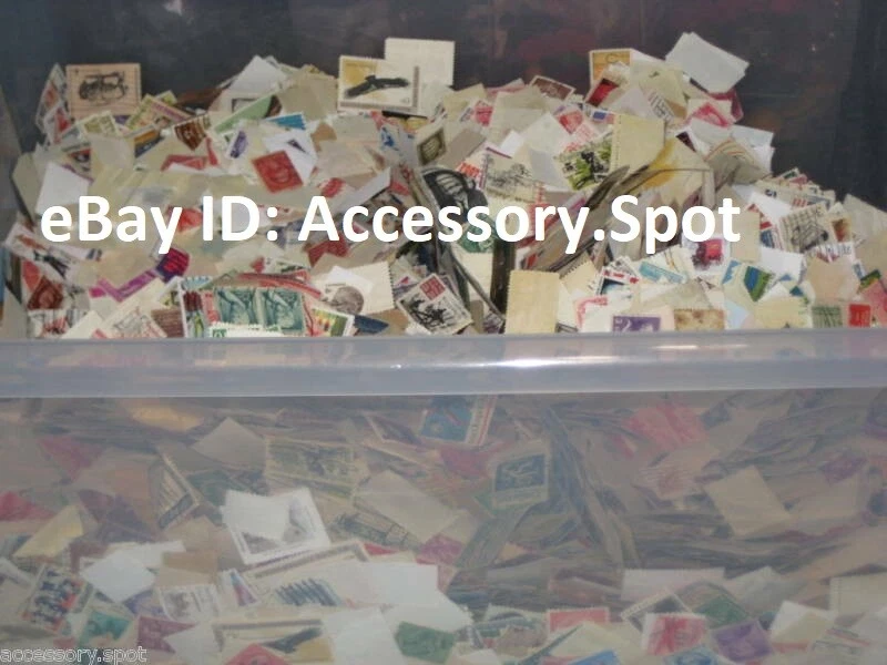 1000 estampillas usadas de US OFF PAPER de una enorme colección de cajas de tesoro!!!!! USA Foto 2 de 4