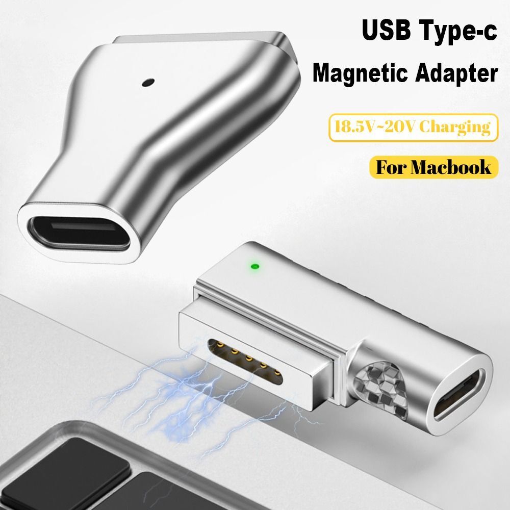 USB C Adapter Plug Converter Magnetic Type C to Magsafe For MacBook  Air/Pro