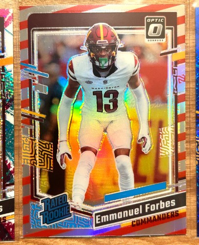 2023 Donruss Optic - Emmanuel Forbes - Rated Rookie SSP Lot (6) - Jazz Freedom+ - Picture 5 of 12