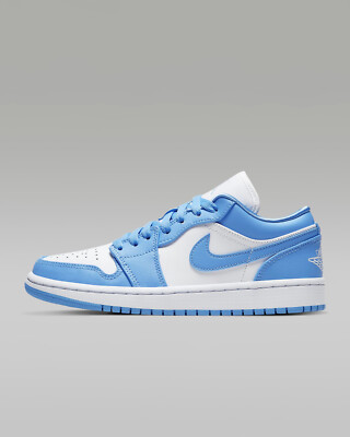 Nike Air Jordan 1 Low (W) University Blue UNC White EU 40 US(W) 8.5 - AO9944-441
