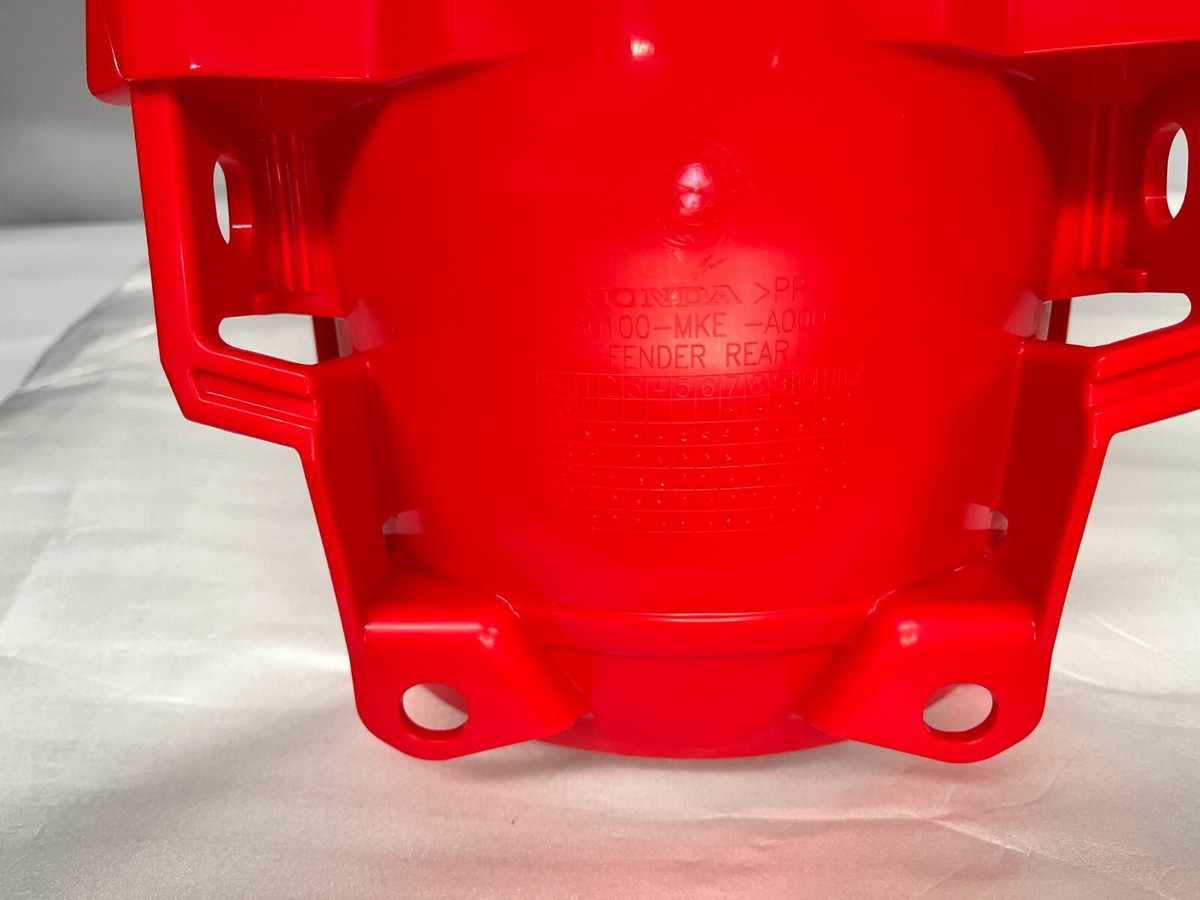 HONDA OEM REAR FENDER RED 2017-2022 CRF450R CRF450RX 80010-MKE