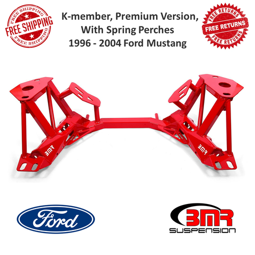 BMR Front Kmember Premium Version W/ Spring Perches Red For 9604 Ford