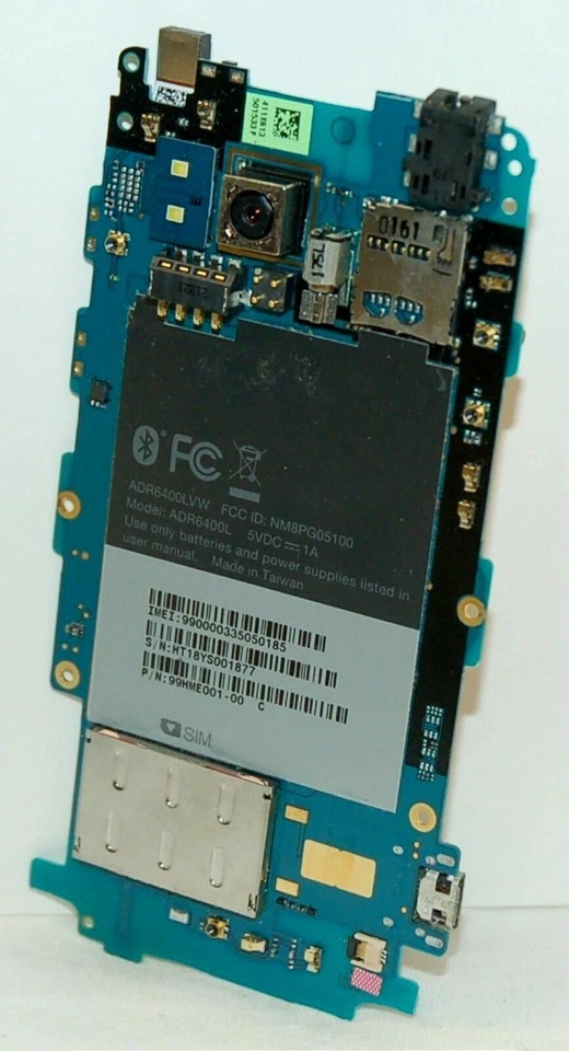 GOOD HTC Thunderbolt ADR6400 Cell Phone Motherboard ONLY main board Verizon esn - Image 2 of 4