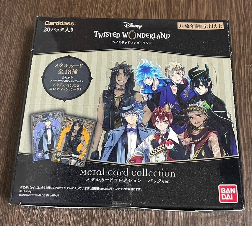 Bandai Disney Twisted Wonderland Metal Card Collection Pack