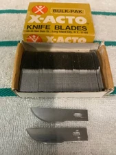 X-ACTO®  #62 X 662 Large Carving Rounded Point Blades Bulk Pack 100 Blades