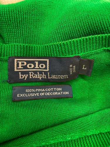 POLO Ralph Lauren Herren Pima Cotton Langarm Sweater Pullover | Größe L - Bild 11 von 12