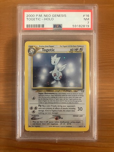 Togetic (Unlimited) graded PSA 7 for sale on eBay