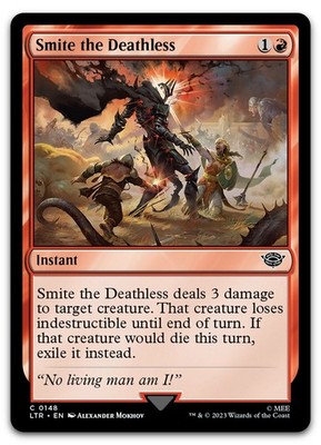 Smite the Deathless #148 (NM) Lord of the Rings LTR Magic MTG
