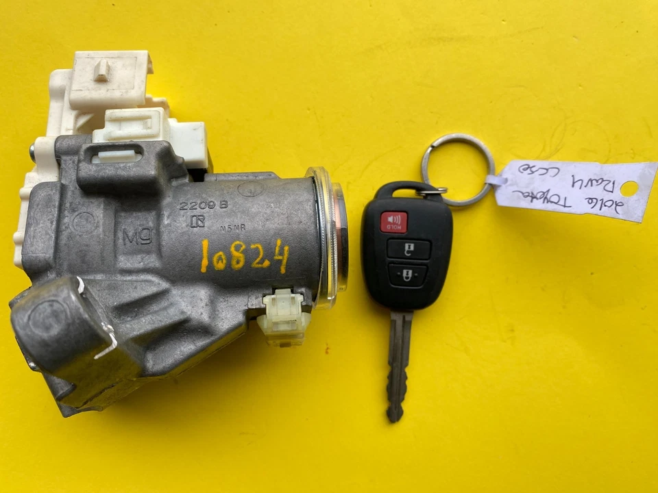 2013-2018 TOYOTA RAV4 IGNITION SWITCH LOCK W/ KEY & IMMOBLIZER OEM 89782-0R010 - Image 2 of 4