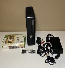 XBOX 360 Console Bundle 4 Games Power  AUX Cable Model 1439 No Controller