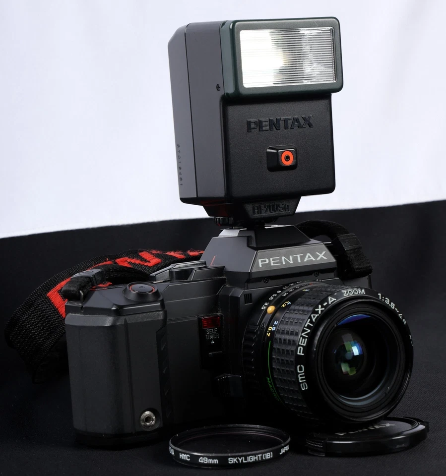 Pentax A3 Date S 35mm Film SLR c/w smc Pentax-A 35-70/3.5-4.5 Lens & AF200SA Kit - Image 3 of 4