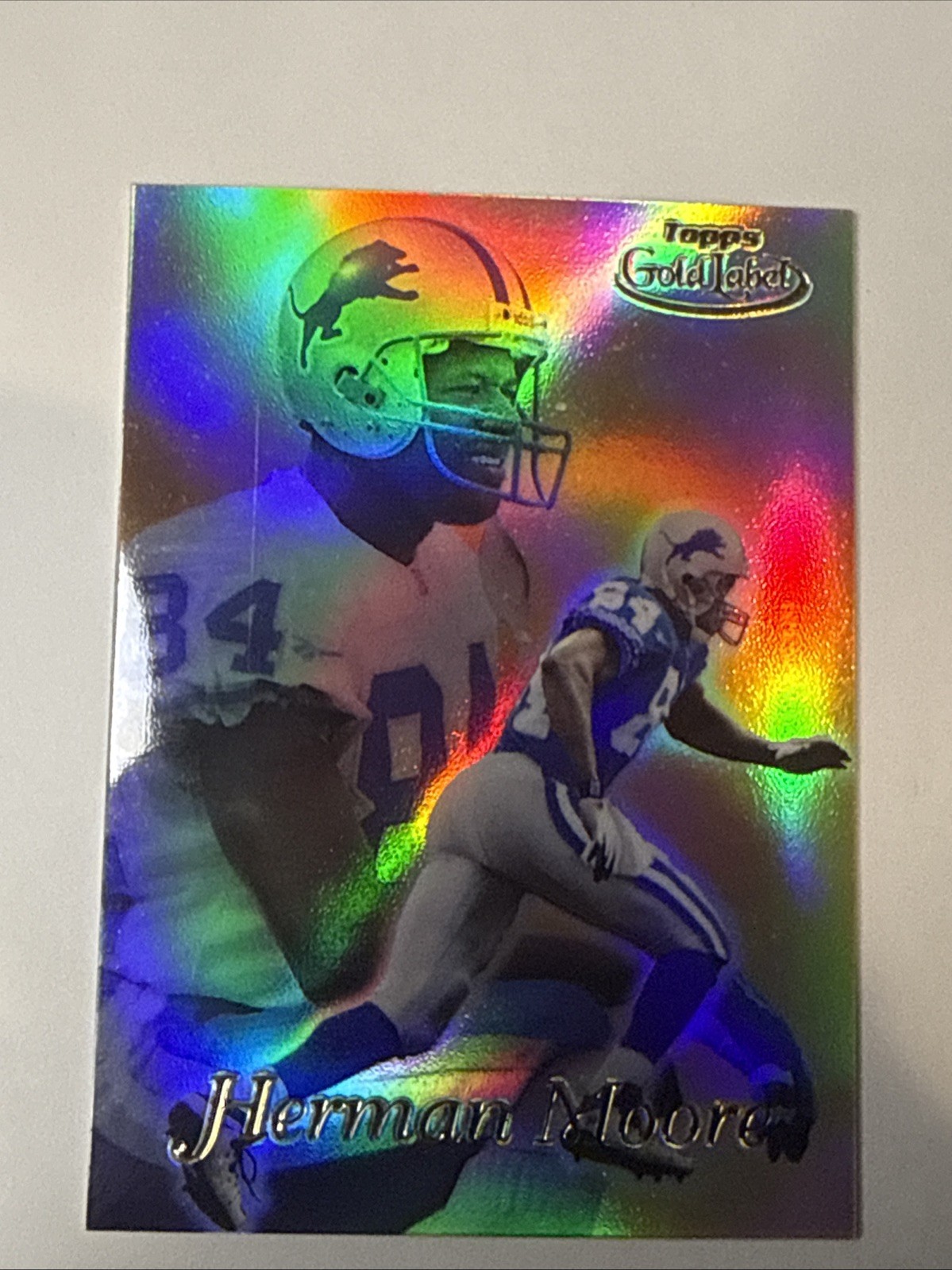 1999 Topps Gold Label - Herman Moore #79 Class 3 RARE