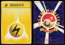 LIGHTNING ENERGY BASE SET POKEMON JAPANESE 1996 MP