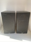 Two Polk Audio Rt35 Black Bookshelf Speakers Sound Great Tested