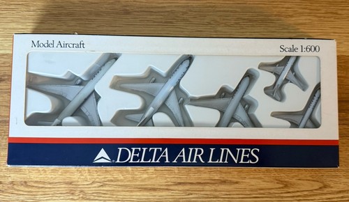 Schabak Delta Airlines Diecast Model Aircraft 1:600 Made In Germany 5 models