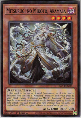 Mitsurugi no Mikoto, Aramasa - L26D-ENM06  - Common - 1'st Edition - NM/M