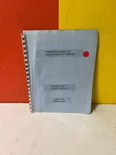 TAMARACK 908 Vacuum Contact Printer Manual