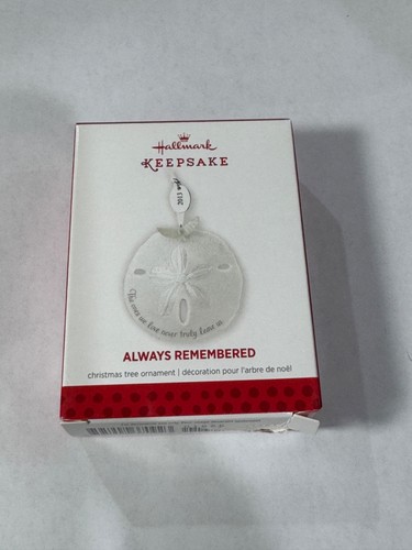 Hallmark • 2007 • Silver Metal • Dove Bird (always Remembered) Ornament • W/ Box