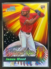 2025 Bowman Chrome James Wood Meteoric Rise RC Rookie #MR-5 Nationals