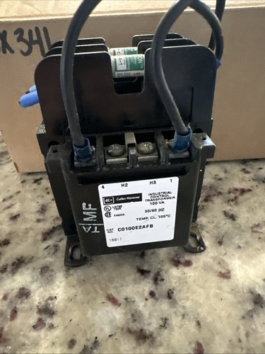 CUTLER HAMMER C0100E2AFB, .100 KVA, 1PH, 230/460 X 120V, CNTRL Transformer-T1377 - Picture 2 of 5