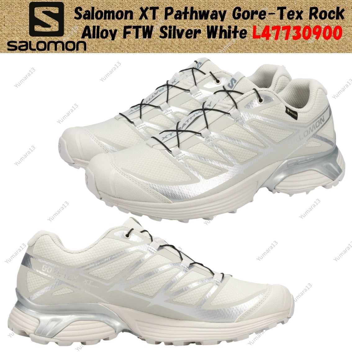 Salomon XT Pathway Gore-Tex Rock Alloy FTW Silver White L47730900