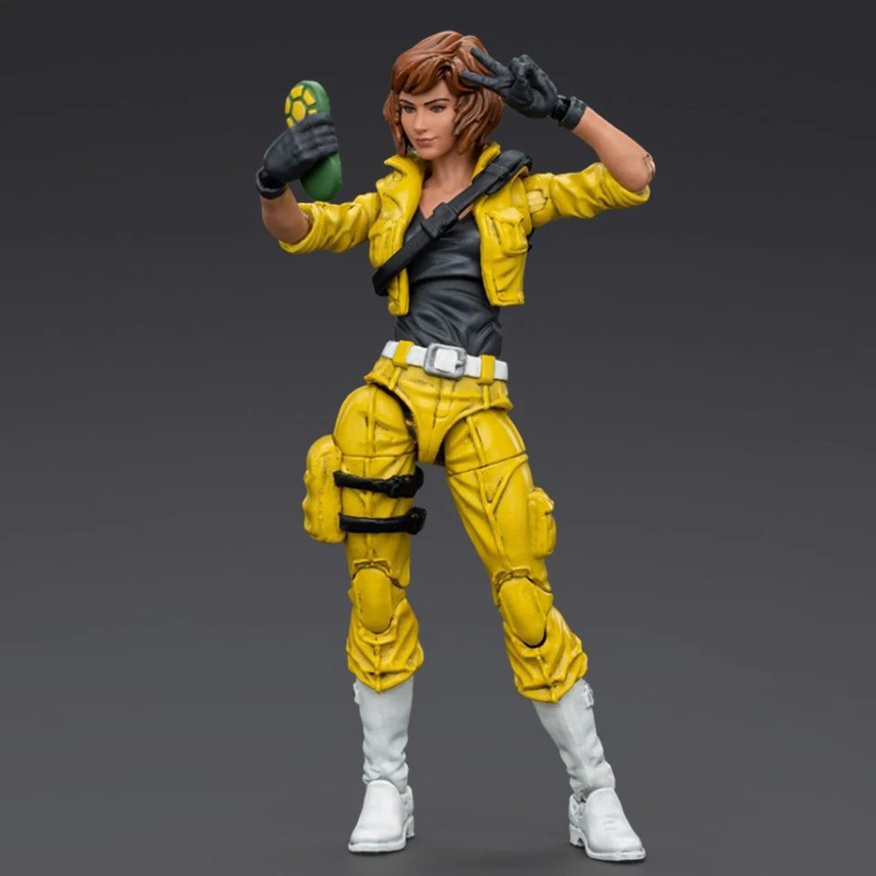 HiPlay JOYTOY TMNT 1/18 April O'Neil JT00669 Action Figure - Image 4 of 4